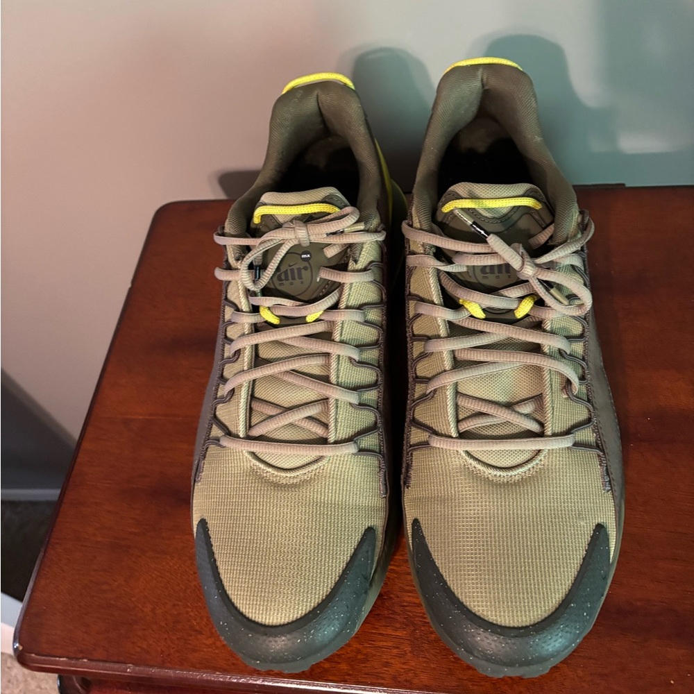 Nike Green and Yellow Athletic Shoes for Outdoor Adventures Nice worn once.